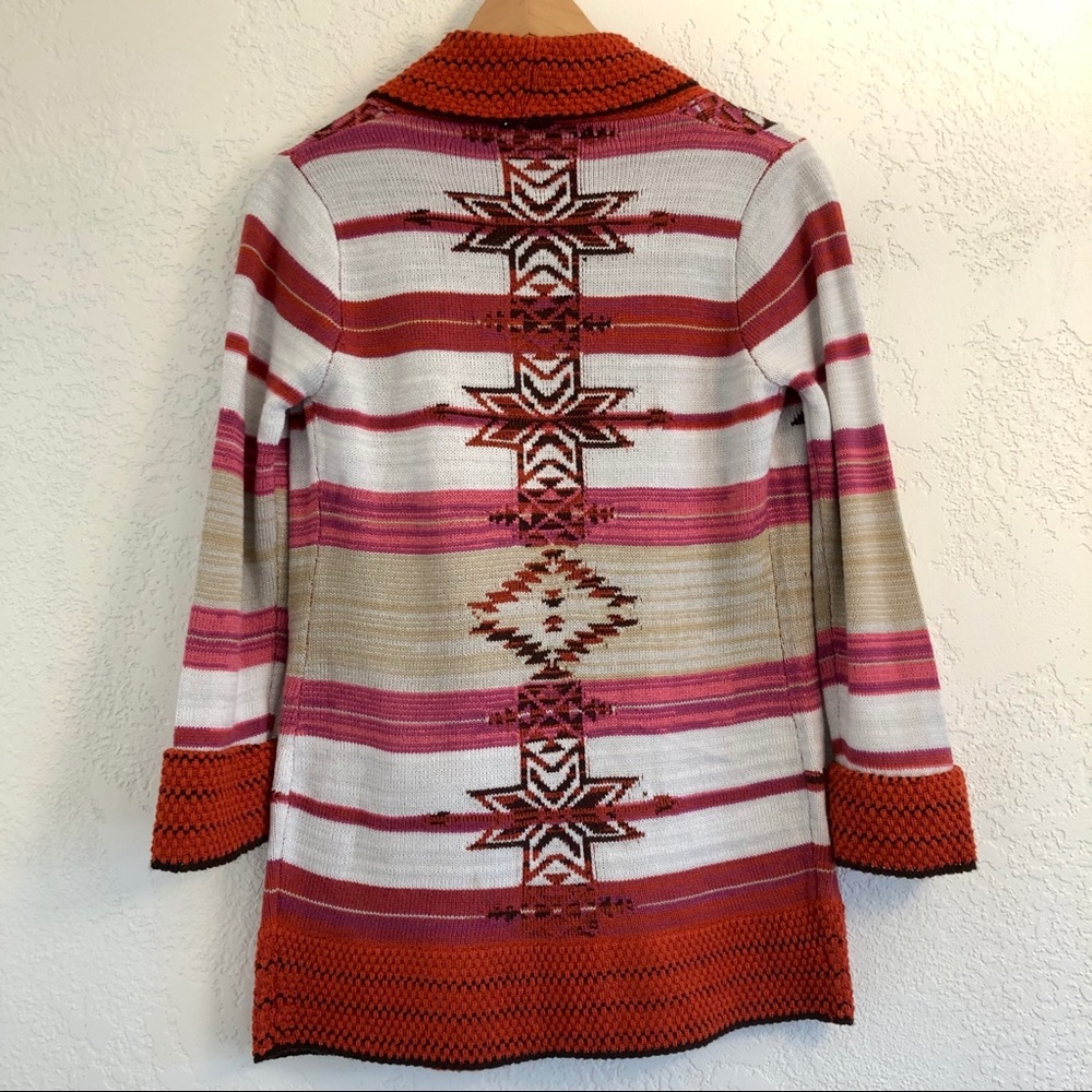 Bcbg Maxazria Boho Shawl Collar Open Front Cardig… - image 5